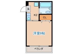 カーサ川内の物件間取画像